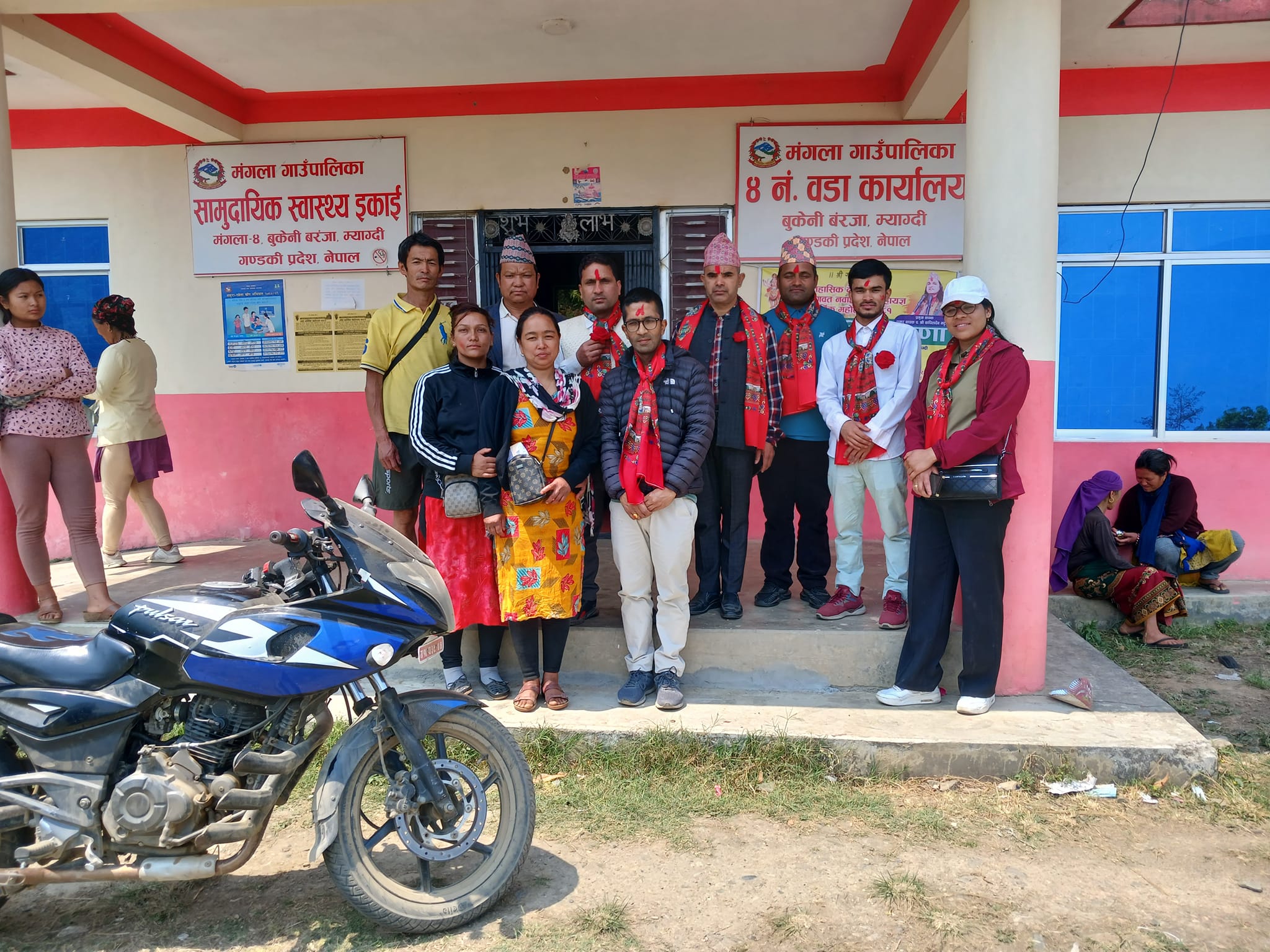 मंगला गा.पा.वडा नम्बर ४ मा स्वास्थ्य प्रवर्धन लागि जीवन शैली परिवर्तन कार्यक्रम तथा योग