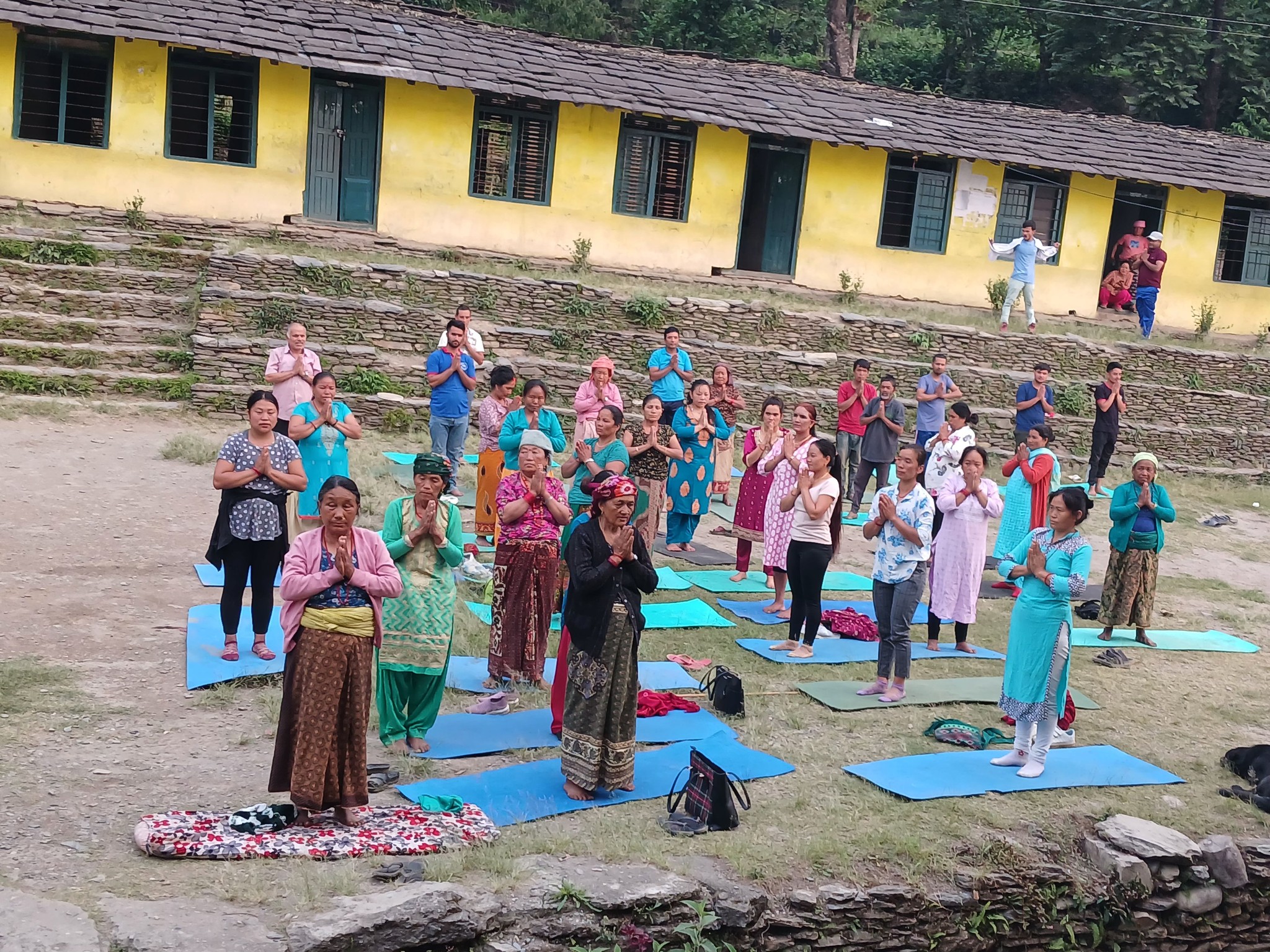 नागरिक आरोग्य अभियान कार्यक्रम : मंगला गा.पा. वडा नम्बर ३ को महेन्द्र मा.वि.को प्रागणमा