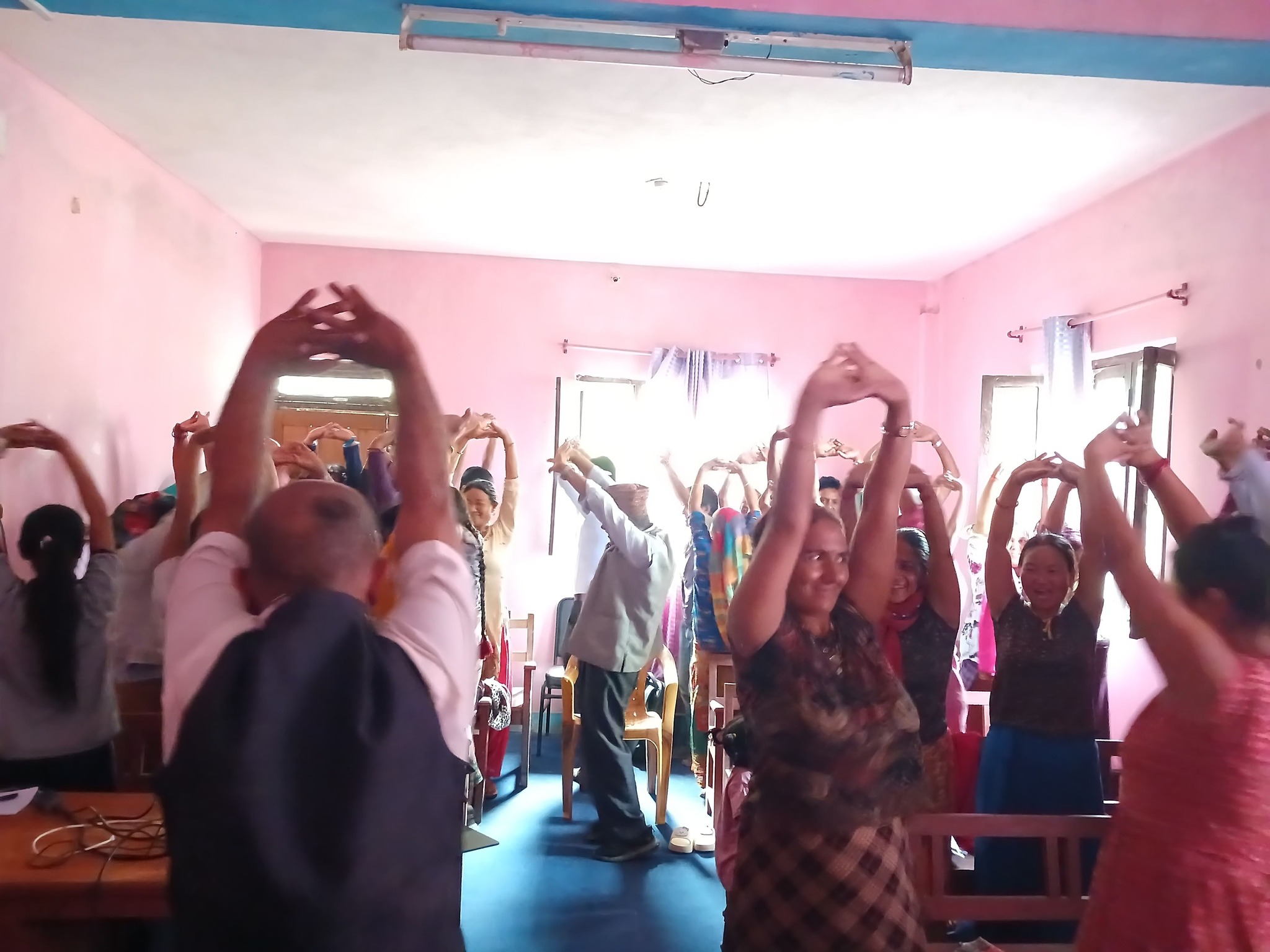 नागरिक आरोग्य अभियान कार्यक्रम : मंगला गा.पा. वडा नम्बर ३ को महेन्द्र मा.वि.को प्रागणमा