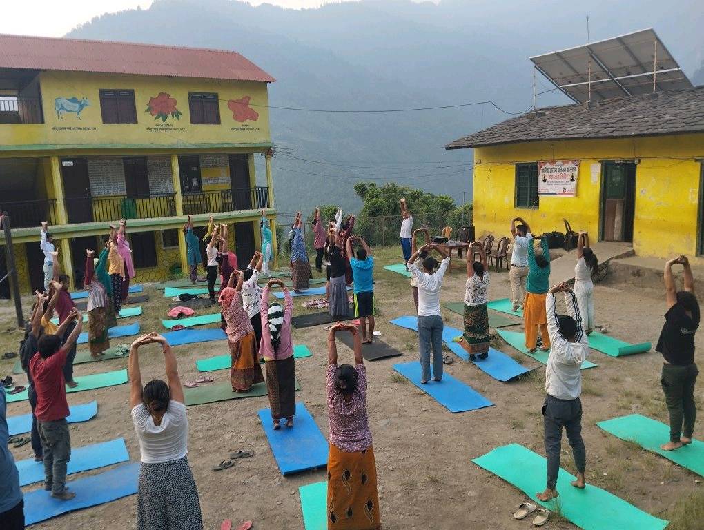 नागरिक आरोग्य अभियान कार्यक्रम : मंगला गा.पा. वडा नम्बर ३ को महेन्द्र मा.वि.को प्रागणमा