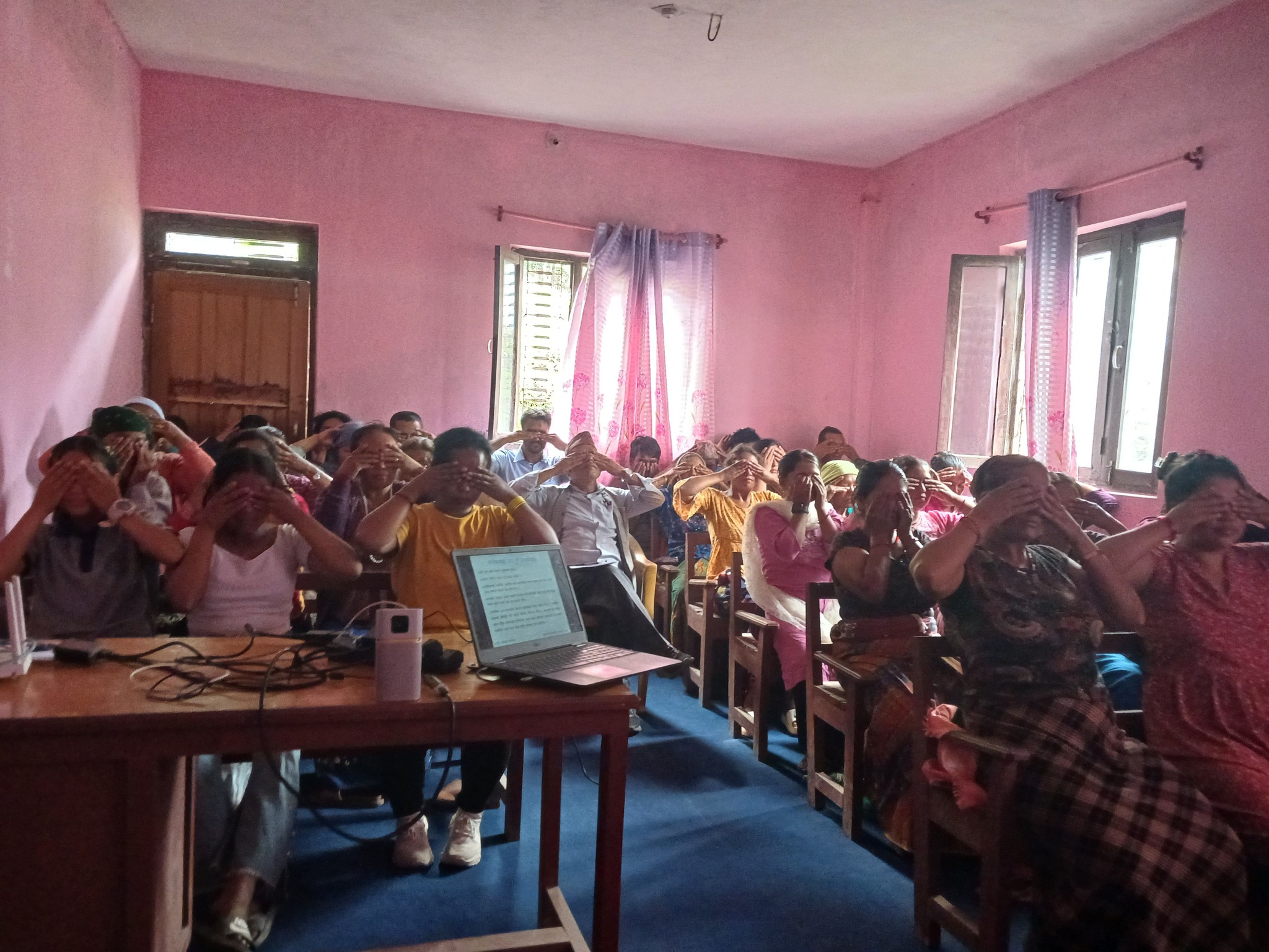 नागरिक आरोग्य अभियान कार्यक्रम : मंगला गा.पा. वडा नम्बर ३ को महेन्द्र मा.वि.को प्रागणमा