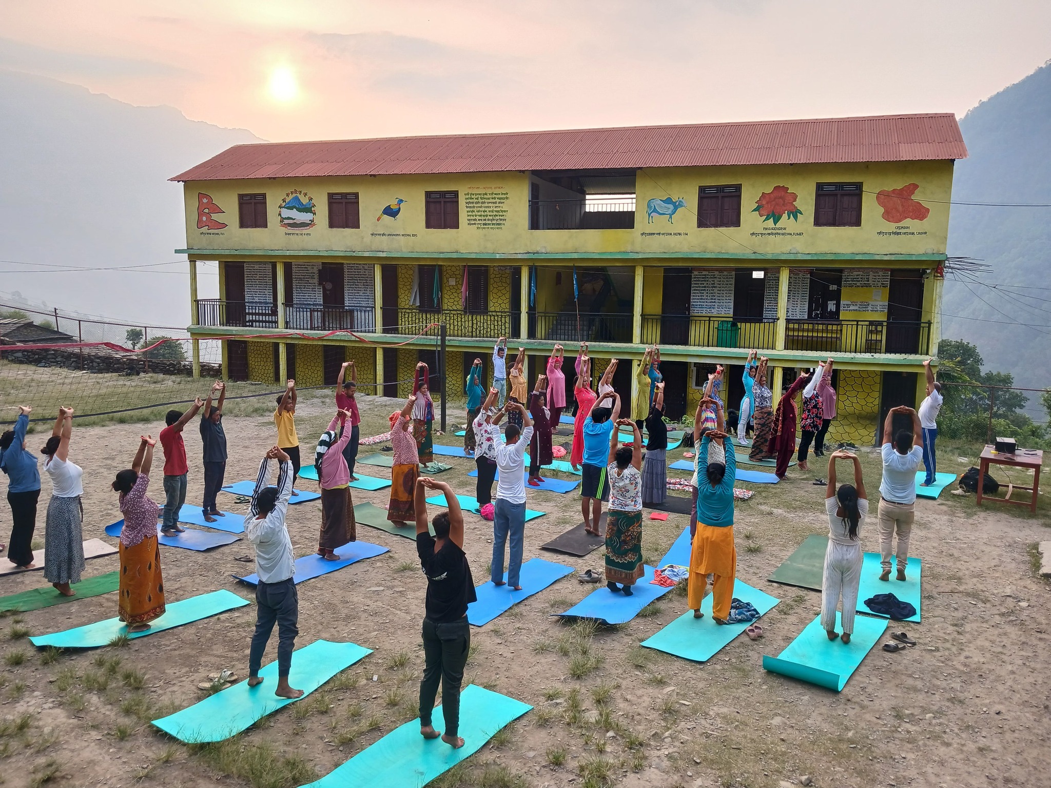 नागरिक आरोग्य अभियान कार्यक्रम : मंगला गा.पा. वडा नम्बर ३ को महेन्द्र मा.वि.को प्रागणमा