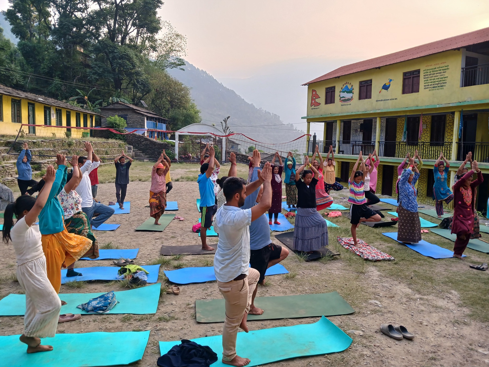 नागरिक आरोग्य अभियान कार्यक्रम : मंगला गा.पा. वडा नम्बर ३ को महेन्द्र मा.वि.को प्रागणमा